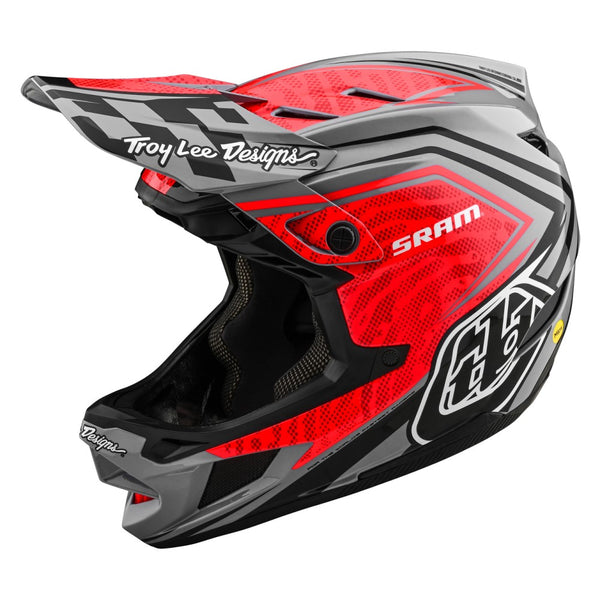 D4 Carbon Helmet W/MIPS SRAM Red/Black