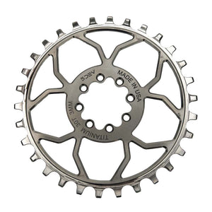 5DEV 8 Bolt Titanium Chainring SRAM T-type  (Boost)