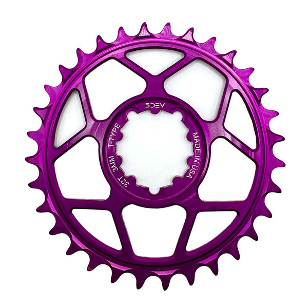 5DEV Bolt Chainring for SRAM T-type (Boost) Unsprung