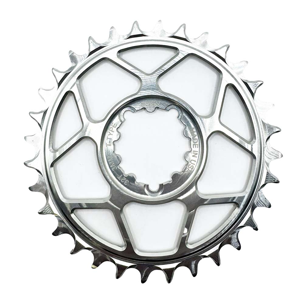 AbsoluteBLACK Oval T-Type Chainring For SRAM MTB – Black, Direct Mount