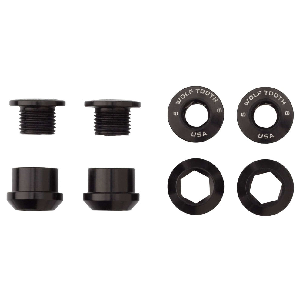 Chainring Bolts & Nuts 6mm (Set of 4)