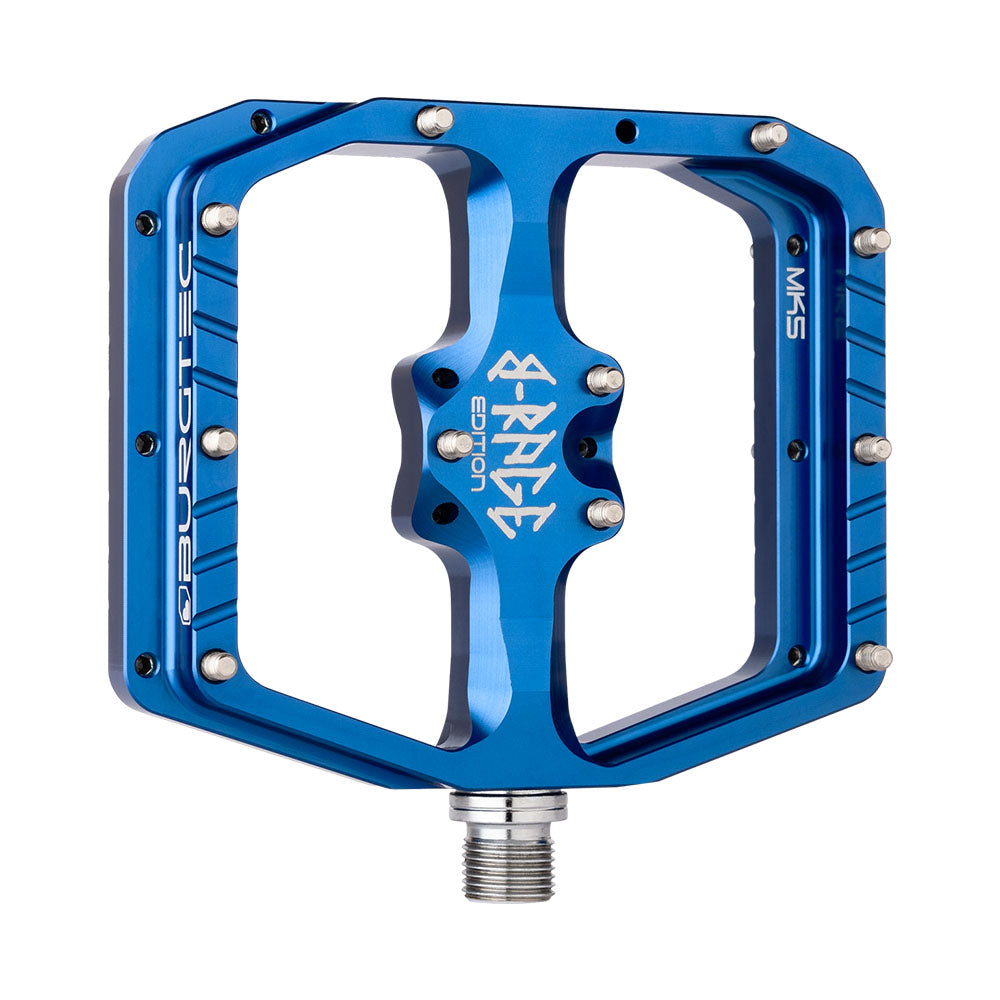 burgtec flat pedals Penthouse Flat MK5 B-Rage Edition Pedals