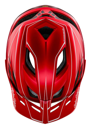 Flowline SE Helmet W/MIPS Pinstripe Red