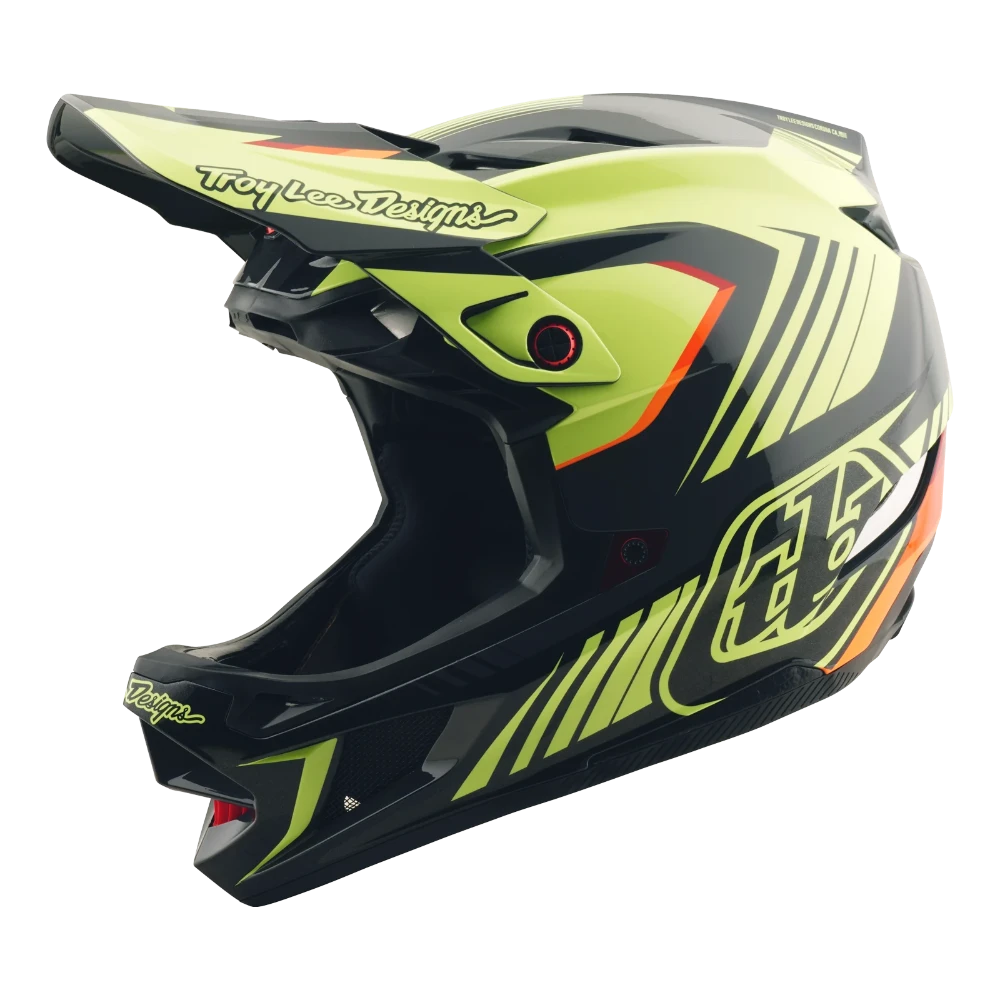 D4 Polyacrylite Helmet W/MIPS Qualifer Black / Yellow