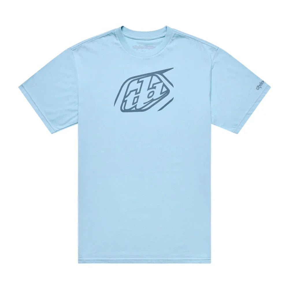 Badge S/S Tee Dawn Blue