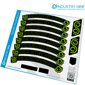 Industry Nine Enduro 315 Carbon Decal Kit - 29”