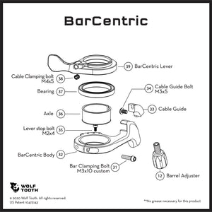 BarCentric ReMote Replacement Parts