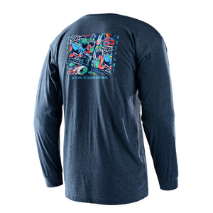 History L/S Tee Navy Heather