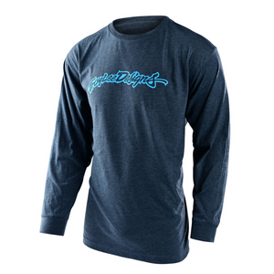 History L/S Tee Navy Heather