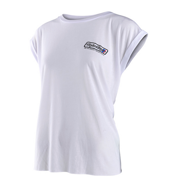 Women's Go Faster S/S Tee White